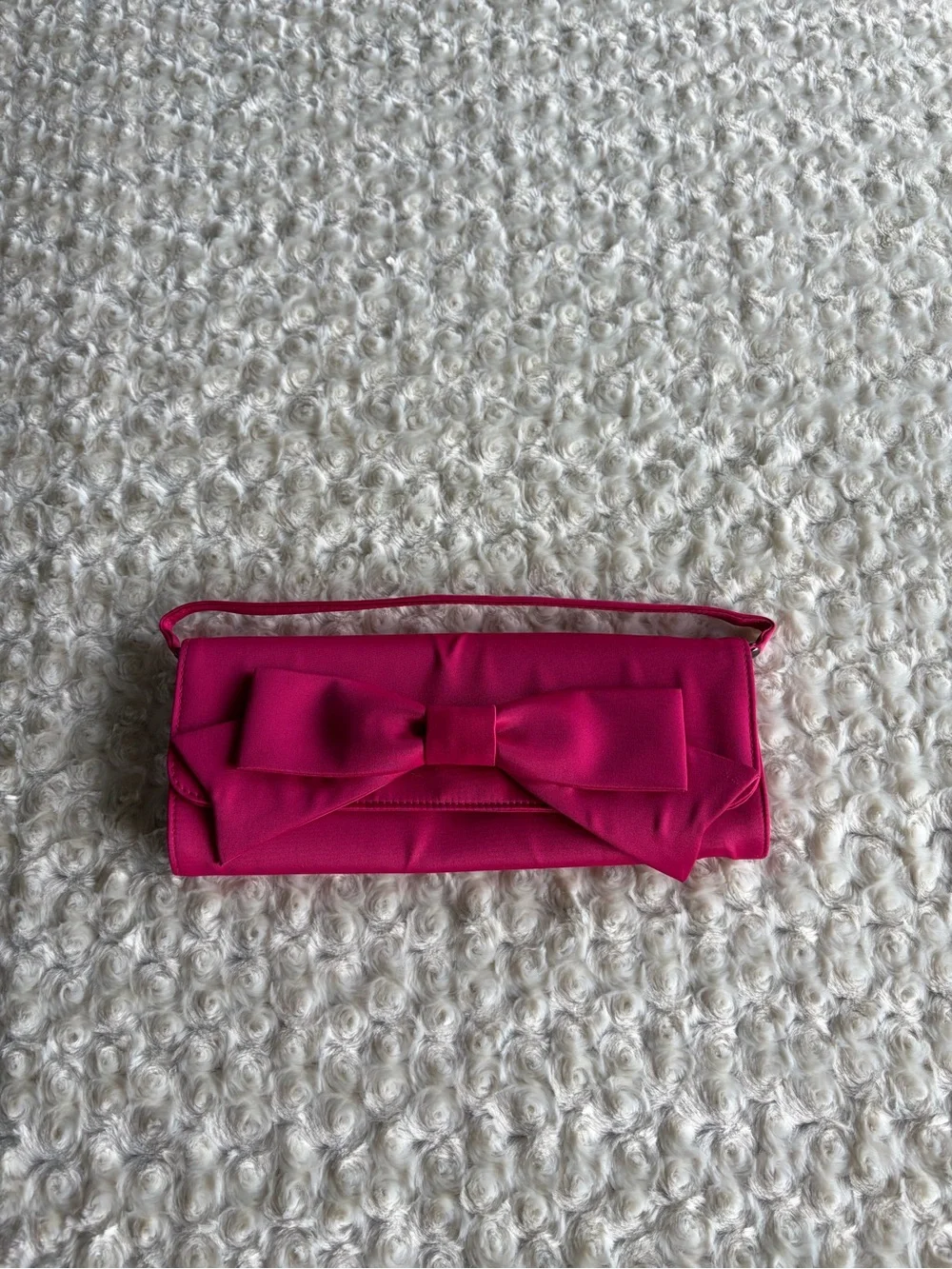 New Hollywould for Target Fuchsia Pink Bow Clutch Bag
